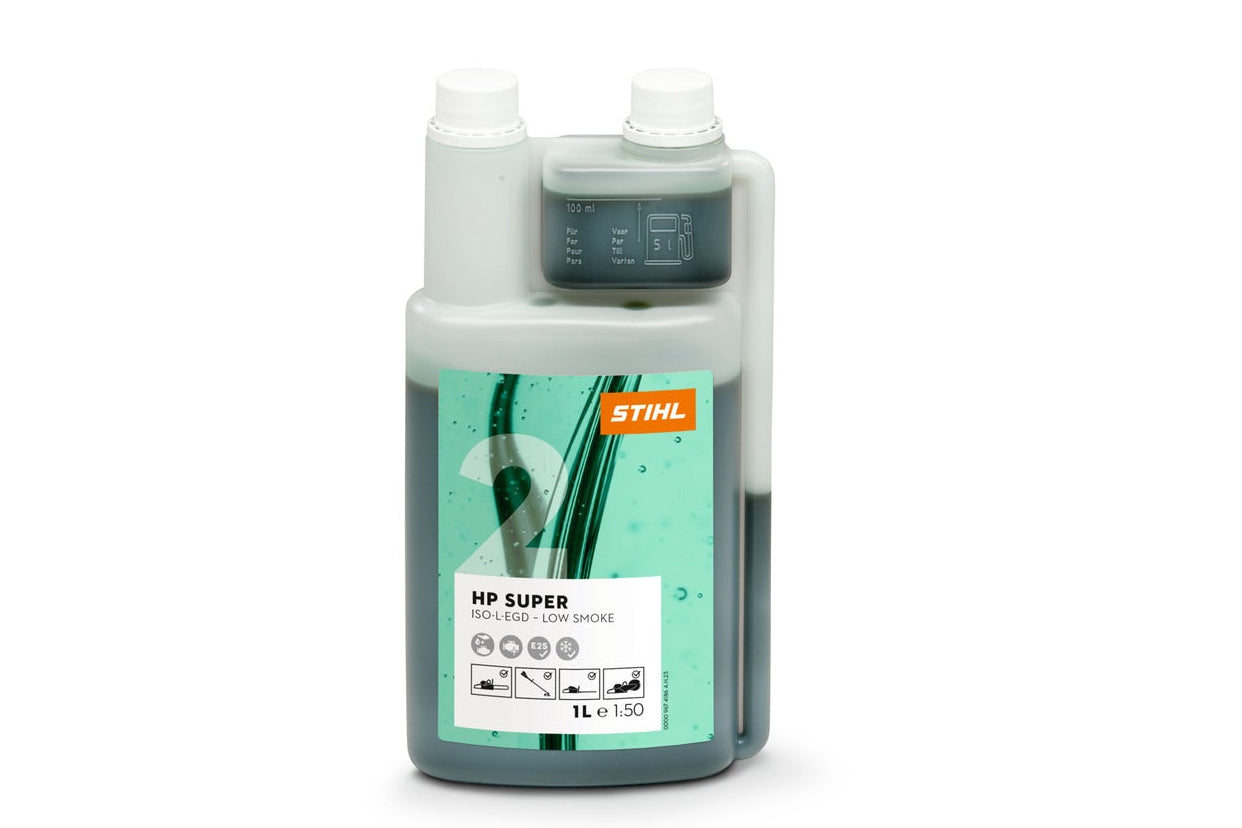 Aceite 2T HP Super STIHL 1L con Dosificador | Tododesbrozadoras.es